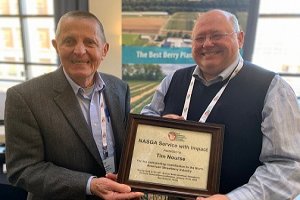 Tim receives the 2020 NASGA “Service with Impact Award”